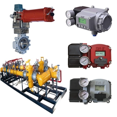 Valve Switching Skid Masoneilan 33000 Stainless Steel Butterfly Valve SVI1000 SVI II SVI3 Valve Positioner BR200 BR400 Amplifier