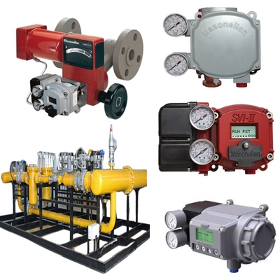 Natural Gas Valve Skid By Masoneilan 35002 Control Valve Type 35 Actuator SVI1000/SVI2/SVI3 Positioner ACSO Solenoid Valve