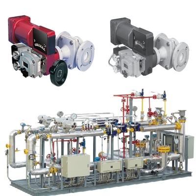 Natural Gas Valve Skid By Masoneilan 31000 Control Valve SVI II AP SVI3 Valve Positioner ASCO Solenoid Valve Set
