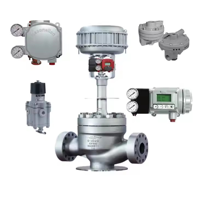 Chinese Straight Angle Type Top Guide Valve With Masoneilan Valve Positioner SVI2 Intelligent Electrical Valve Positioner Stock