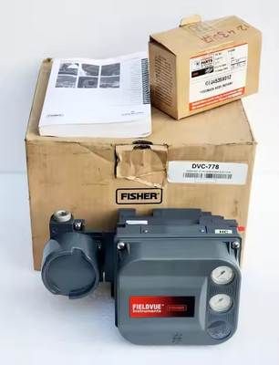 Stock ASCO Solenoid Valve With Emerson Fisher DVC6200 Double Acting With Feedback Digital Valve Controller Positioner
