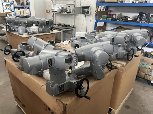 AUMA Electric Actuator SA/SAR Series With G Or NPT Air Connections