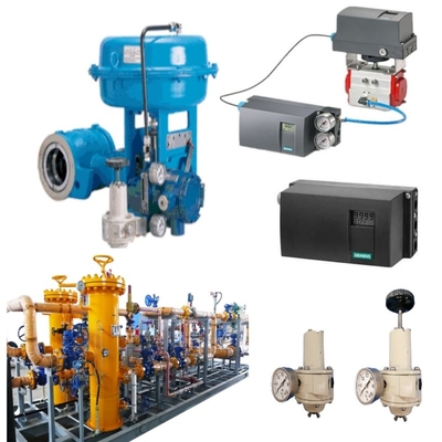Eccentric Rotary Control Valve With Siemens 6DR5010 Valve Positioner For Precise Fluid Control