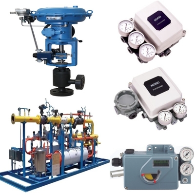 Flanged Pneumatic Control Valve Positioner With 4-20 MA Signal -196 To 400\u00b0C