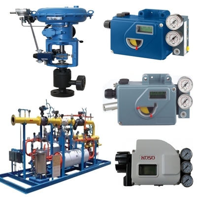 Flanged Pneumatic Control Valve Positioner With 4-20 MA Signal -196 To 400\u00b0C