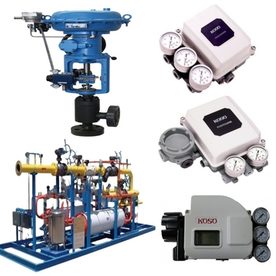 Flanged Pneumatic Control Valve Positioner With 4-20 MA Signal -196 To 400\u00b0C