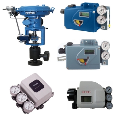 Flanged Pneumatic Control Valve Positioner With 4-20 MA Signal -196 To 400\u00b0C