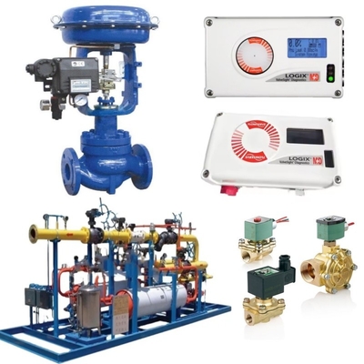 Flanged 2 Way / 3 Way Linear Control Valve In Stainless Steel Body DN15 To DN600