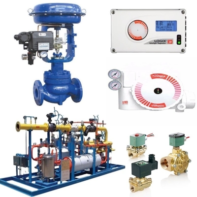 Flowserve Positioner 3200MD 520MD 3800 With Spirax Sarco Actuator For Air Oil Gas Media Temperature Range -40 ° To 85°