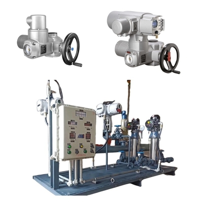 Gas and Oil Skid System Use AUMA SA 07.2 to 16.2 SAREx 25.1 to 40.1 Multi-Turn Actuator In Stock