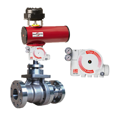Flowser Positioner 510 520MD 3200MD With Burkert Solenoid Valves Stock Supplier For Pneumatic Control Valve