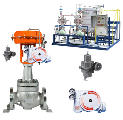 Flowserve Valve Positioner 3800 520MD 3200MD With ASCO Solenoid Valves For Pneumatic Control Ball Valve