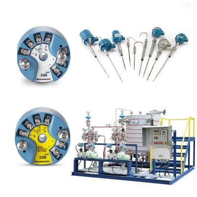 Skid Mounted With Rosemount 214C Temperature Sensor And EMERSON 148 248 644 648 Transmitter 114C Thermowell