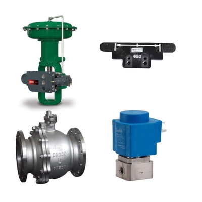 China Control Valve With TopWorx Dxp Limit Switch Danfoss Solenoid Valve And Fisher DVC2000 DVC6200 Smart Valve Positioner Magnetic Strip And Bracket