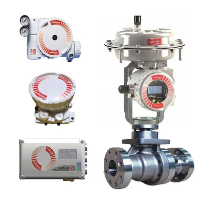 Control Valve Equipped With Flowserve Logix 520MD Smart Valve Positioner Bracket Pneumatic Actuator SMC Filter Pressure Reducing Valve
