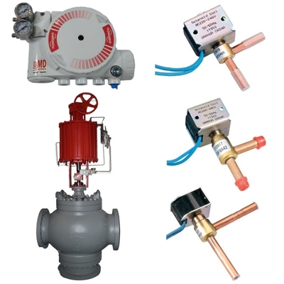 Flowserve Valve Controller Logix 3200MD Positioner , Equipped With Pneumatic Actuator And DELIXE Solenoid Valve
