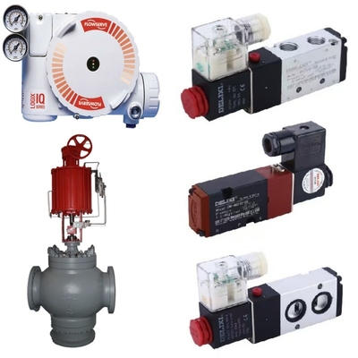 Flowserve Valve Controller Logix 3200MD Positioner , Equipped With Pneumatic Actuator And DELIXE Solenoid Valve