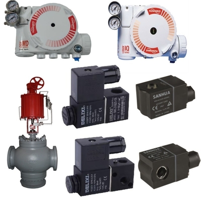 Flowserve Valve Controller Logix 3200MD Positioner , Equipped With Pneumatic Actuator And DELIXE Solenoid Valve