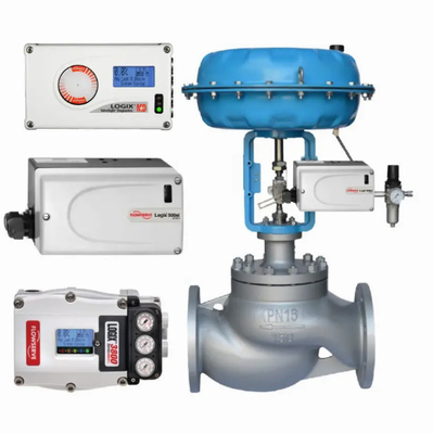 Valve Positioner Stock Supplier W/ Chinese Control Valve For Flowserve Logix 3800MD 3200MD Logix 520md Smart Valve Positioner Flowserve Pneumatic Actuator