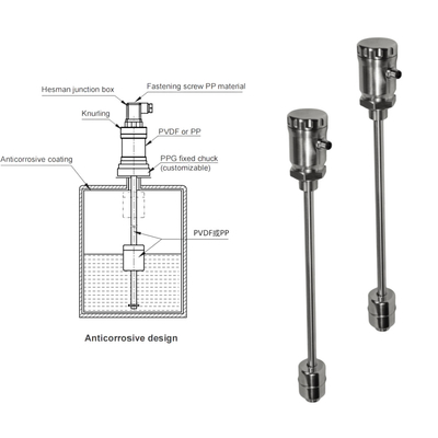 Stainless Steel Level Transmitter FeeJoy FJM-L  Magnetostrictive Level  Transmitter For Storage Tanks Level Measurement