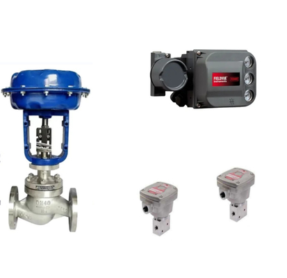 Control Valve Accessories FISHER DVC6200 Samson 4763 Spirax SP7 And Burkert Brass Solenoid Valve 6524 With High Temperature Resistant 2/2-Way Diaphragm