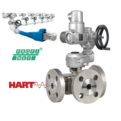 Multi-Turn Valve Actuator SA 07.2 SA07.6 SA10.2 SA14.2 SA16.2 SA 14.6 Electric Actuators And GST Gearbox With Chinese BAll Valves
