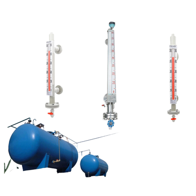 Stainless Steel FeeJoy BI Magnetic Level Gauge For Storage Tanks Level Height Measurement