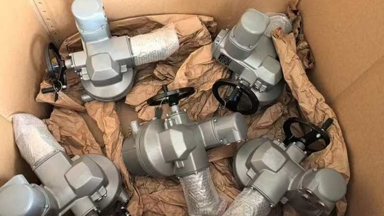 Electric Valves With AUMA SQ10.2 And Valve Attachment F10 F12 Auma SQ SQR Electric Part-Turn Actuator SQ10.2 SQ07.2 SQ12.2 SQ14.2 SQ05.2 For Open-close Duty