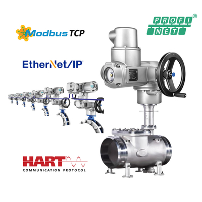 Electric Valves With AUMA SQ10.2 And Valve Attachment F10 F12 Auma SQ SQR Electric Part-Turn Actuator SQ10.2 SQ07.2 SQ12.2 SQ14.2 SQ05.2 For Open-close Duty