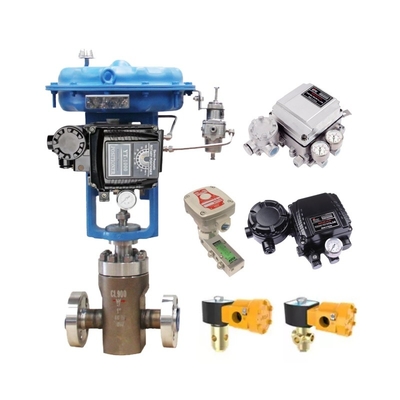 Fisher 67CFSR Filter Pressure Reducing Valve Rotork YT 1000 Electro-Pneumatic Valves Controller Process Control Valve Positioner