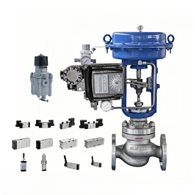 Pneumatic Valve Fisher 67C Filter Regulator 4-20 MA Feedback Rotork YT-1000R YT1000 YT-1050 Electro-pneumatic Valve Positioner