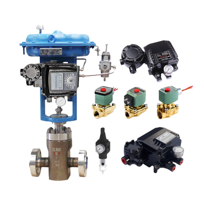Fisher 67CFSR Filter Pressure Reducing Valve Rotork YT 1000 Electro-Pneumatic Valves Controller Process Control Valve Positioner