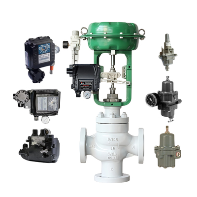 Fisher 67CFSR Filter Pressure Reducing Valve Rotork YT 1000 Electro-Pneumatic Valves Controller Process Control Valve Positioner