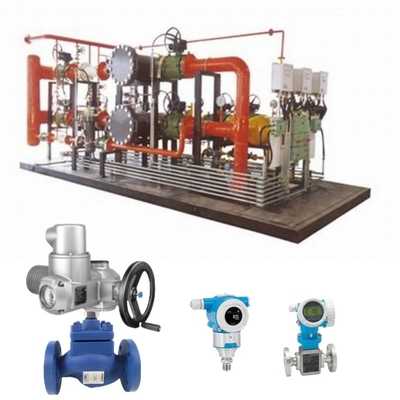Auma Multi-Turn Valve Actuator SA 07.2 SA10.2 SA14.2 SA16.2 Electric Actuators with Endress and Hauser Pressure Tansmitter on Keystone Butterfly Valve for Chinese Skid