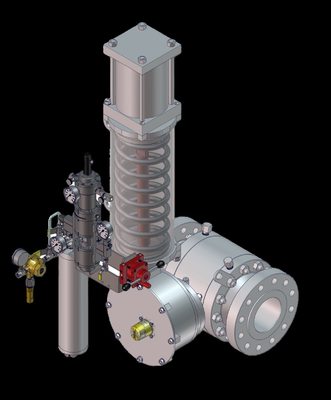 VRG Pneumatic Control Valves Linear Rotary Control Valve Fisher DVC6200 Valve Positioner for Natural Gas Control Applications