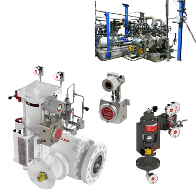 VRG Pneumatic Rotary Control Valves VPC-SA Valve Pilot Controllers RCVC Red Circle Valve Controller for Natural Gas Applicaton