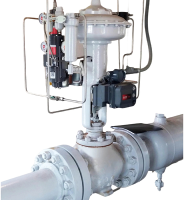 Pneumatically Actuated Control Valve VRG VGP-100 Valve Gas Positioner Controller Customized for Natural Gas Industry