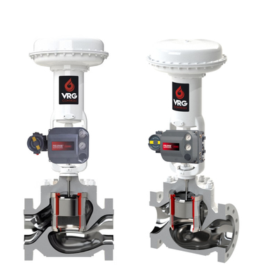 VRG Rotary Control Valve Packages Modular Customized Valve Gas Positioner Pilot Controllers for Natural Gas Control Industry
