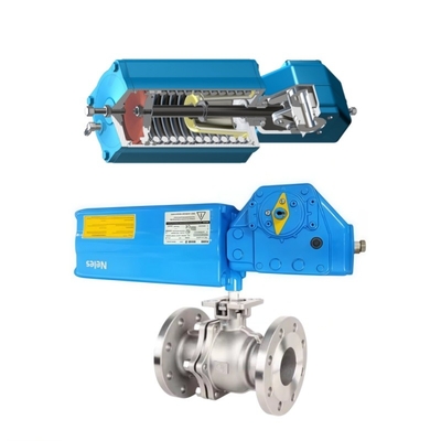 Stock Neles K Series Limit Switch Double Acting B1 Valmet Piston Type Quarter Turn Pneumatic Actuators with Ball Valve