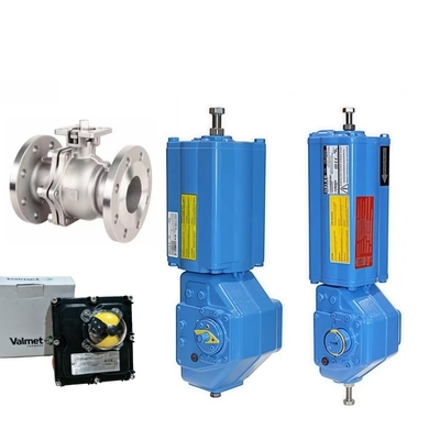 Stock Neles K Series Limit Switch Double Acting B1 Valmet Piston Type Quarter Turn Pneumatic Actuators with Ball Valve