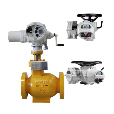 A2000 Electric Axial Flow Control Valve Factory Customized OEM Rotork Auma Limitorque Electric Valve Actuator Controller