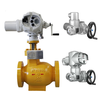 A2000 Electric Axial Flow Control Valve Factory Customized OEM Rotork Auma Limitorque Electric Valve Actuator Controller