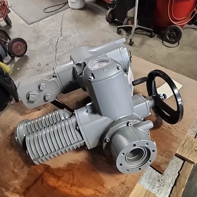 Chinese A2000 Electric Axial Flow Valve Manufacturer OEM AUMA Electric Valve Actuator Oil and Gas Electric Control Valve