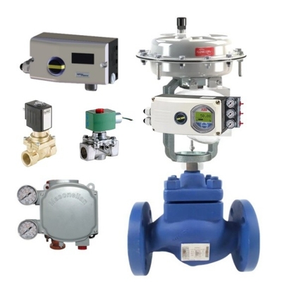 Spirax Sarco Control Valve KEA Series With Masoneilan / ABB Positioner And ASCO / Burkert Soleniod Valve