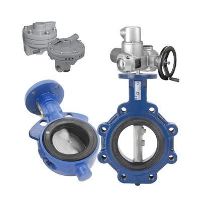 Electric Control Valves with Keystone Butterfly Valve F990/F920 and Masoneilan BR200 with AUMA Electric Actuator for Pipes
