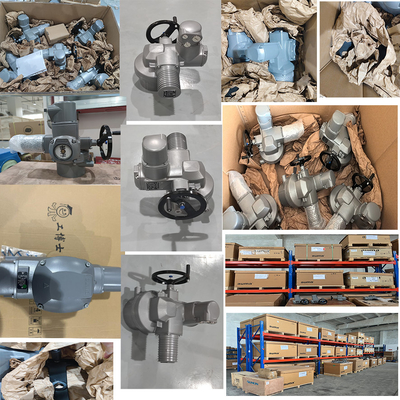 Auma SA Electric Actuator And AM Control With Ball Valve Control Valve For Chinese Natural Gas Regulator Skid