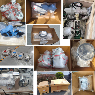 Chines Brand Large-diameter butterfly Valve with Rotork  IQ3 Electric Actuator and IB Gear Box