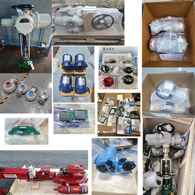 Chinese Brand Control Valve Ball Valve With Rotork ROM Part-turn Direct Drive Electric Actuators With Local Controls