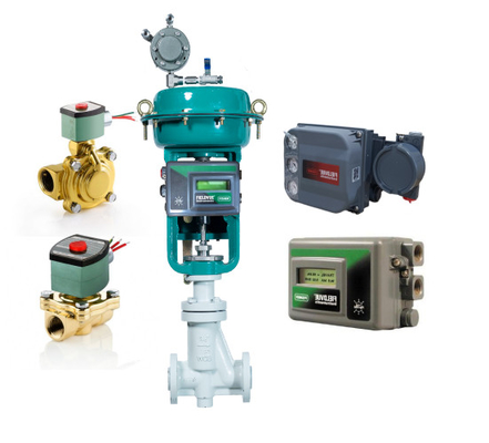 Stock Flow Control Valve Pneumatic Digital Valve Controller Fisher FIELDVUE DVC2000 DVC6200 Valve Positioners