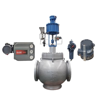 Customized Low Temperature Control Valve Fisher 67DFR Pressure Reducing Regulator FIELDVUE DVC6200 Digital Valve Positioner